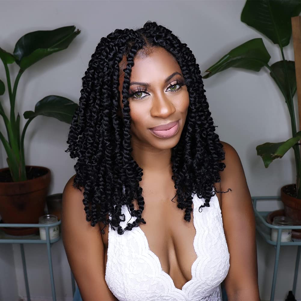 Amazon.com : BOHOBABE Pre-twisted Passion Twist Crochet Hair 14